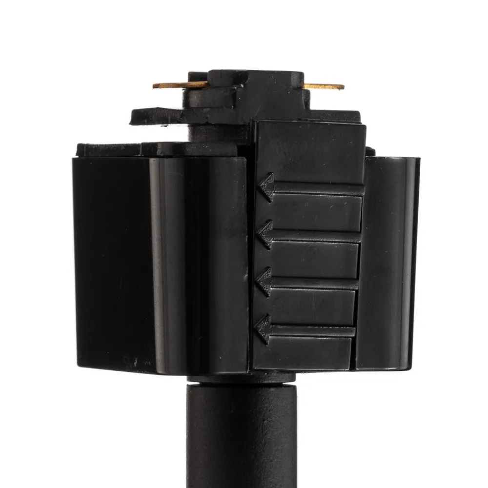 PRIOS skinnespotlight Jorell, svart, 1 lyskilde, GU10, metall Hot