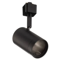 PRIOS skinnespotlight Jorell, svart, 1 lyskilde, GU10, metall Hot