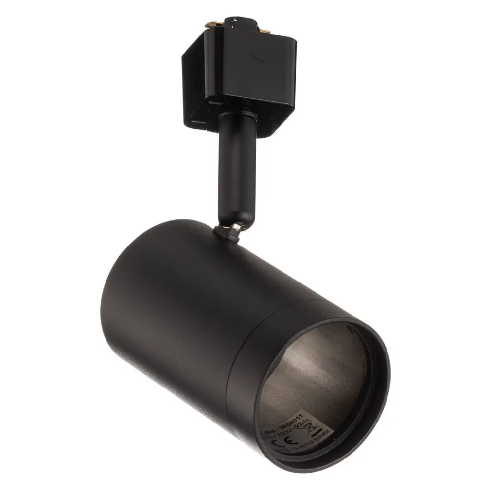 PRIOS skinnespotlight Jorell, svart, 1 lyskilde, GU10, metall Hot