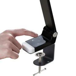 PRIOS Tamarin LED-bordlampe, dimbar, svart Hot