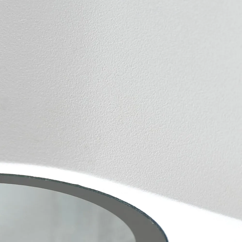 PRIOS utendørs vegglampe Tetje, hvit, rund, 10 cm| Kommersiell Utebelysning|Vegglamper Utendørs