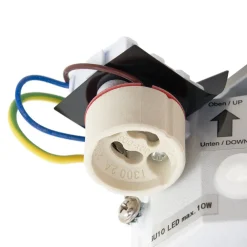 PRIOS utendørs vegglampe Tetje, hvit, rund, 10 cm, sett med 4 stk| Vegglamper Utendørs