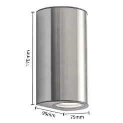 PRIOS Zavallina LED utendørs vegglampe, opp & ned Outlet