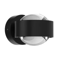 Top Light Puk Mini Wall, G9, klare linser, matt svart| Vegglamper