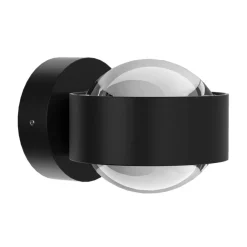 Top Light Puk Mini Wall, G9, klare linser, matt svart| Vegglamper