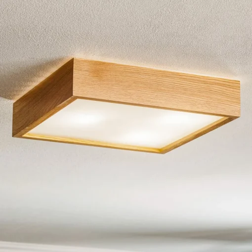 TEMAR LIGHTING Quatro DR taklampe med trerammer, 38,5cm| Taklamper
