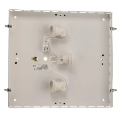 TEMAR LIGHTING Quatro DR taklampe med trerammer, 38,5cm| Taklamper