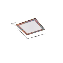 Quitani Aurinor LED-panel, gullfarget, 45 cm| Butikkbelysning