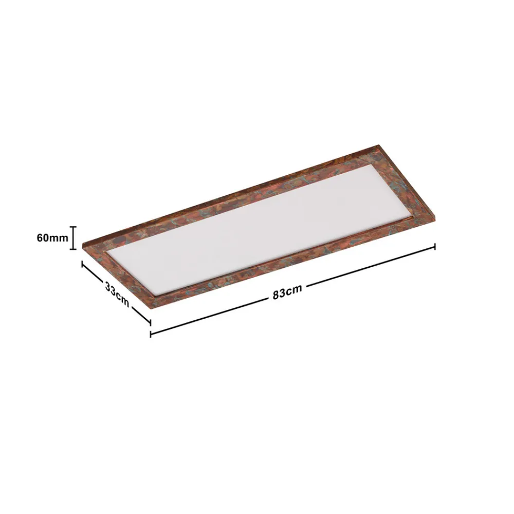 Quitani Aurinor LED-panel, kobber, 86 cm Hot