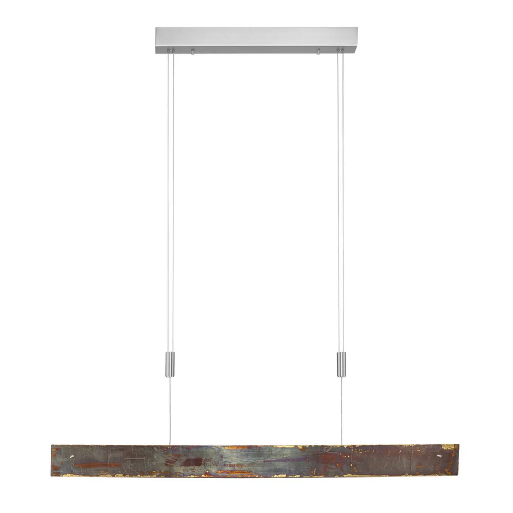 Quitani LED-hengelampe Malu, gull oksidert, lengde 100 cm Online