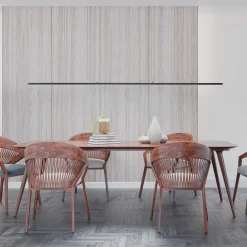 Quitani LED-pendel Margita, lengde 148 cm, svart Online