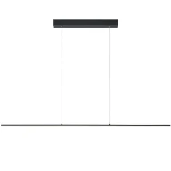 Quitani LED-pendel Margita, lengde 148 cm, svart Online