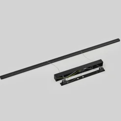 Quitani LED-pendel Margita, lengde 148 cm, svart Online