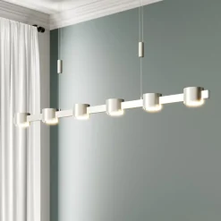 Quitani LED-pendellampe Niro, høydejusterbar, dimbar| Pendellamper