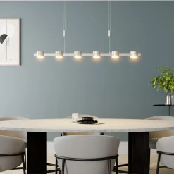 Quitani LED-pendellampe Niro, høydejusterbar, dimbar| Pendellamper