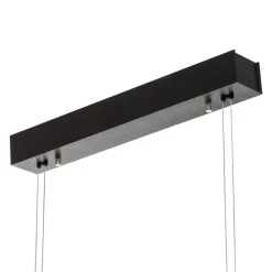 Quitani LED-pendellampe Tolu, svart, lengde 138 cm| Led-Innendørs|Pendellamper
