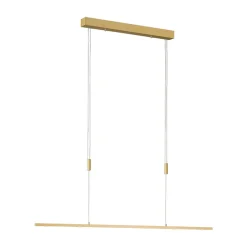 Quitani LED-pendellampe Tolu, lengde 119 cm, messing Best