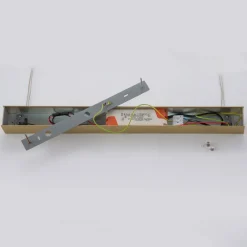 Quitani LED-pendellampe Tolu, lengde 119 cm, messing Best