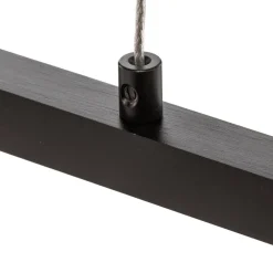 Quitani LED-pendellampe Tolu, sort, lengde 178 cm| Pendellamper