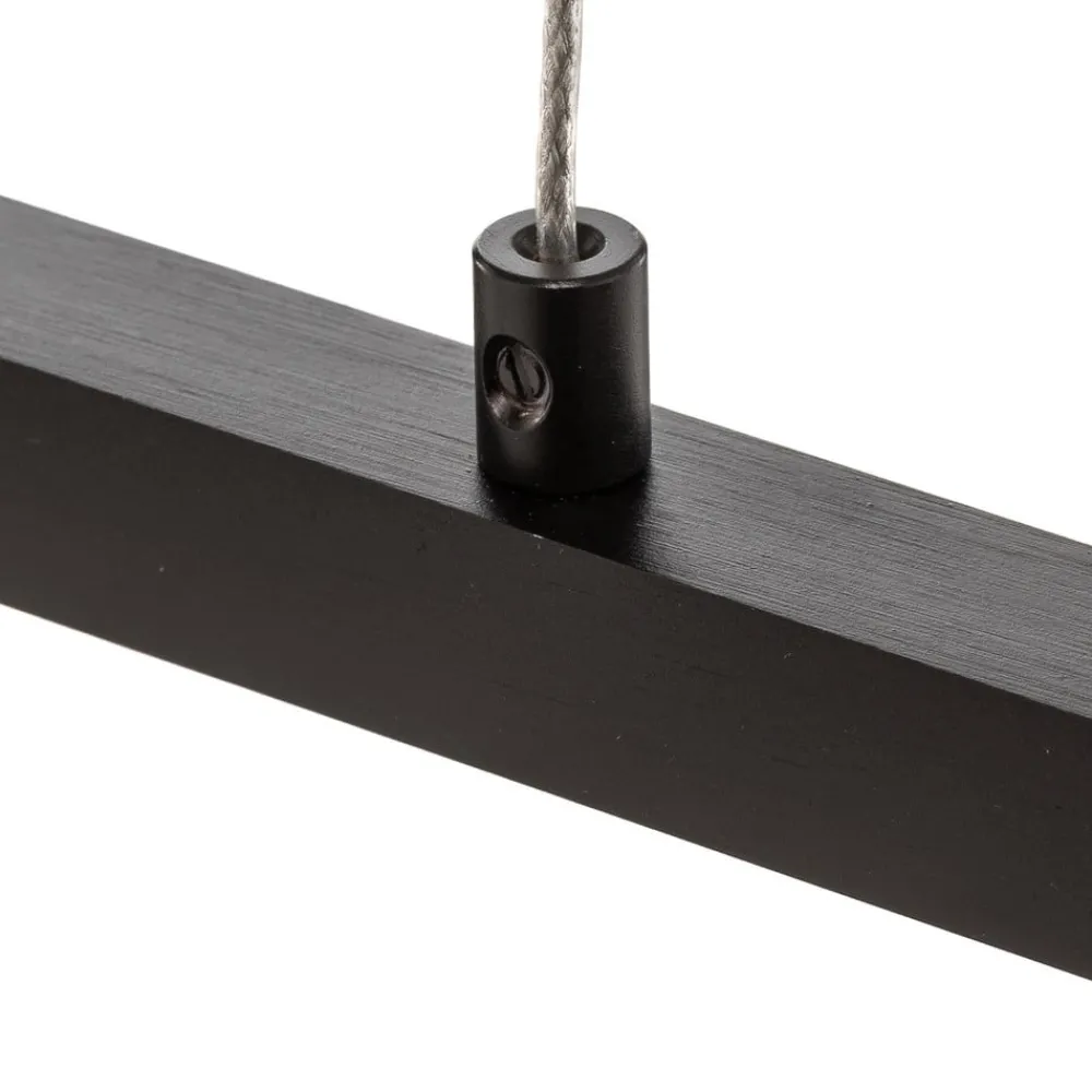 Quitani LED-pendellampe Tolu, sort, lengde 178 cm| Pendellamper