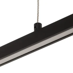 Quitani LED-pendellampe Tolu, sort, lengde 178 cm| Pendellamper