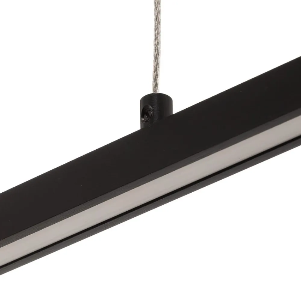 Quitani LED-pendellampe Tolu, sort, lengde 178 cm| Pendellamper