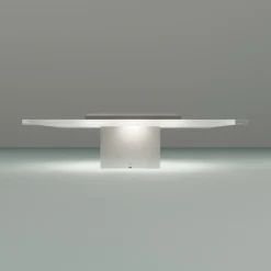 Quitani LED-vegglampe Lole, glass, matt aluminium, 25 x 25 cm Hot