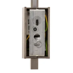 Quitani LED-vegglampe Tolu, vertikal, nikkel, høyde 45 cm| Vegglamper