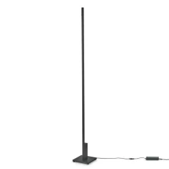 Quitani Talon LED-gulvlampe, anodisert svart matt