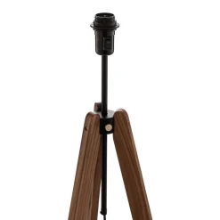 Quitani -gulvlampe Reba, stativ, chintz, svart| Gulvlamper