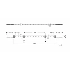 Radium Essence 1000 LED-stripe, 5 m, 40W, 2700K| Lysstriper