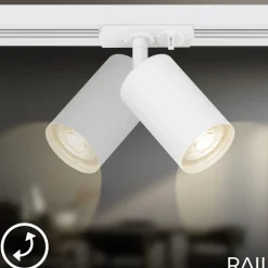 Briloner RAIL 230 V skinnesystem, hvit, 4 LED-spotter, lengde 1,5 m Sale