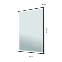 ORION Ramme LED-speil, 45 x 60 cm, CCT, antidugg, dimbar New