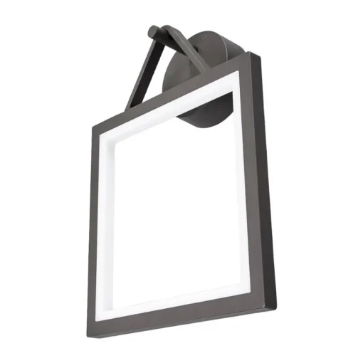 Lucande Rammeformet, utendørs LED-vegglampe Mirco Sale
