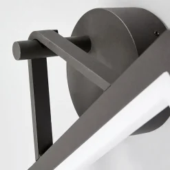 Lucande Rammeformet, utendørs LED-vegglampe Mirco Sale