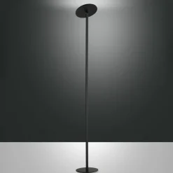 Fabas Luce Regina LED-gulvlampe, svart, CCT, dimbar, høyde 180 cm| Gulvlamper