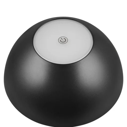 Reality Leuchten Ricardo LED oppladbar bordlampe, svart, høyde 30 cm, plast Sale