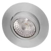 MEGAMAN Rico LED innfellingspot, dim to warm, børstet stål| Downlights|Spotter I Tak
