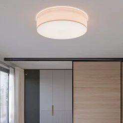 TK Lighting Rondo taklampe, beige, Ø 60 cm Best