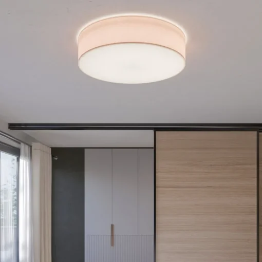 TK Lighting Rondo taklampe, beige, Ø 60 cm Best