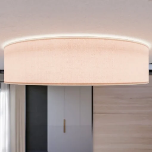TK Lighting Rondo taklampe, beige, Ø 60 cm Best