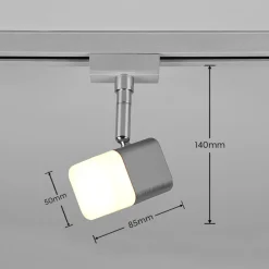 Trio Lighting Roubaix DUOline LED-skinnespot, matt nikkel| Skinnesystem