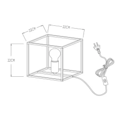 Lucide Ruben bordlampe, svart| Bordlamper