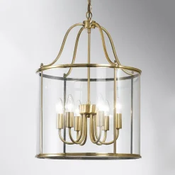 ORION Rund lanterneform - hengelampe Rieka, 43 cm| Pendellamper