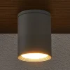 Lucande Rund Mianna taklampe i sølvgrå New