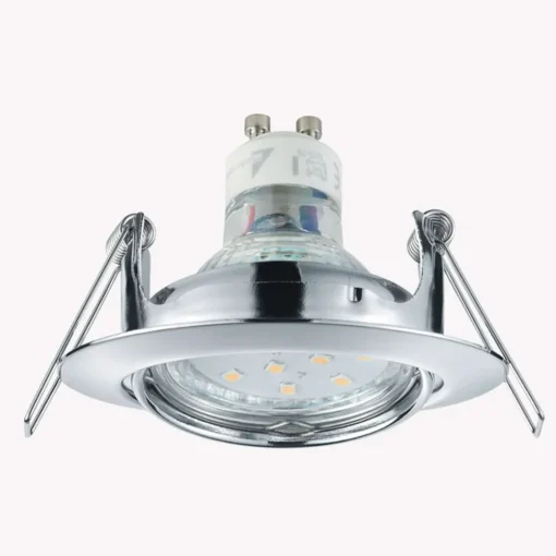 Trio Lighting Rundt downlight Jura i krom| Downlights|Spotter I Tak
