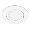 Trio Lighting Rundt LED-downlight Rila, hvit Outlet