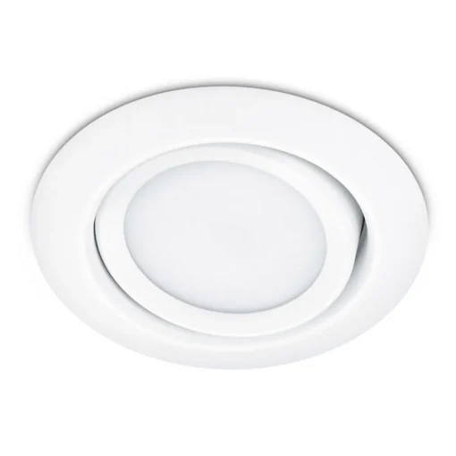 Trio Lighting Rundt LED-downlight Rila, hvit Outlet