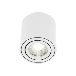 Nordlux Sabonis Surface downlight, GU10, aluminium, hvit| Taklamper