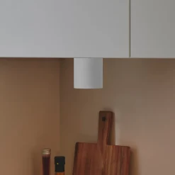 Nordlux Sabonis Surface downlight, GU10, aluminium, hvit| Taklamper